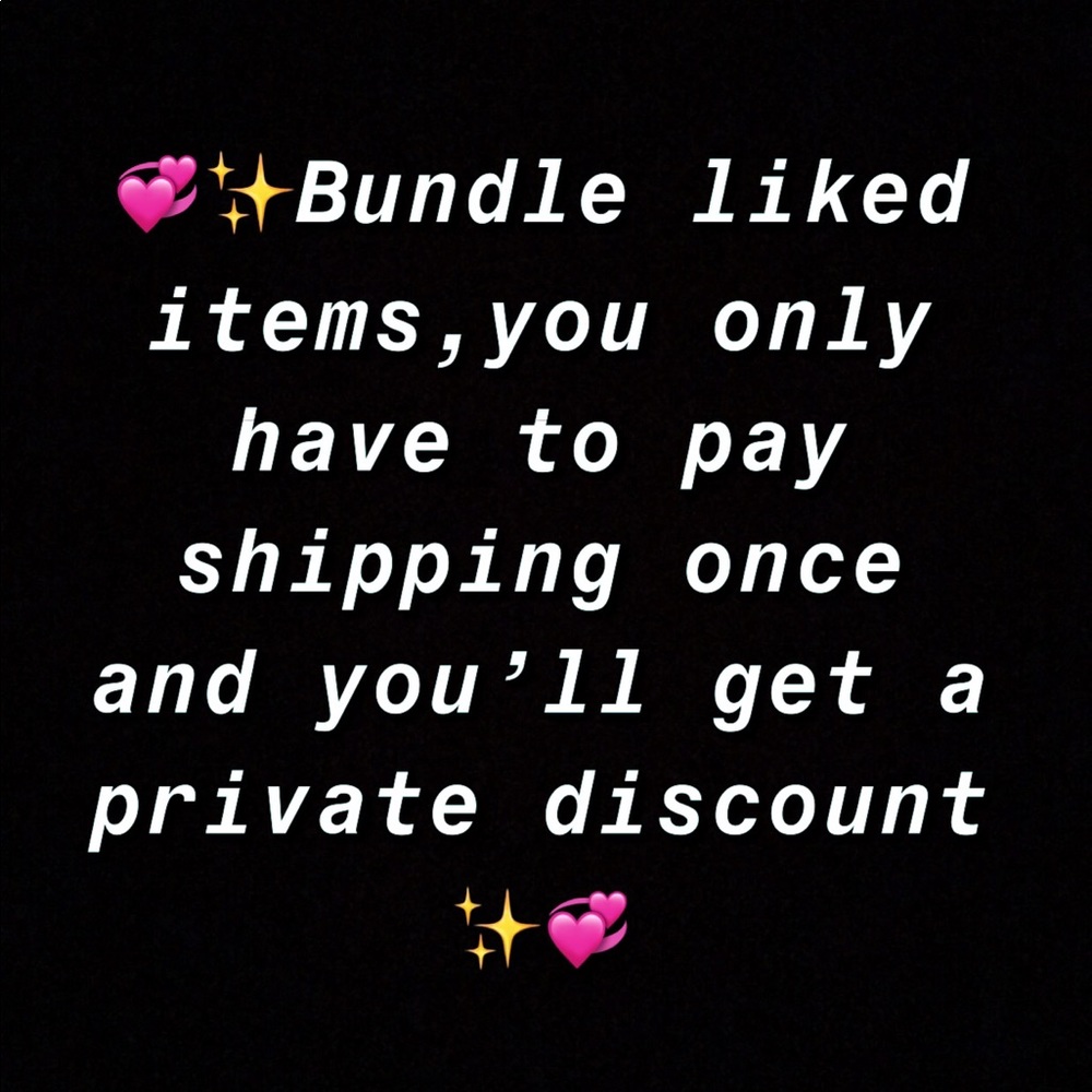 Comment after bundling for discount 💞